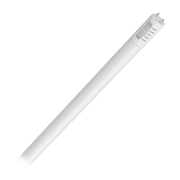 4' 15 watt 120/277 volt T8 Medium Bi-Pin Base CCT Selectable LED Light Bulb