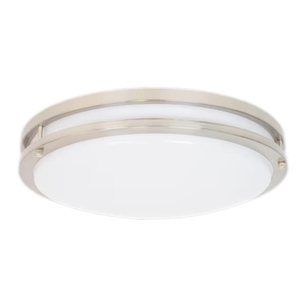 12" Selectable watt 120 volt CCT Selectable LED Flush Mount Fixture
