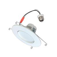 Eiko 6" 11 watt 120 volt Medium Screw Base CCT Selectable Round Rotatable LED Recessed Downlight