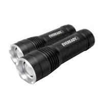 Energizer Everyday Battery Powered Black Flashlight LED (2 Pack)