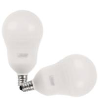 Feit Electric 8.3 watt 120 volt A15 Candelabra Screw Base 2700K Warm White Frosted Dimmable LED (2 Pack)