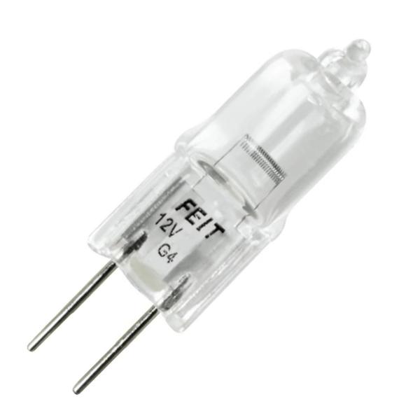 20 watt 12 volt T3 Bi-Pin Base 3000K Natural White Halogen Light Bulb