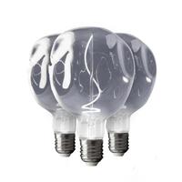 Feit Electric 5.5 watt Medium Screw Base 5000K Smoke Spiral Filament LED Light Bulb (3 Pack)