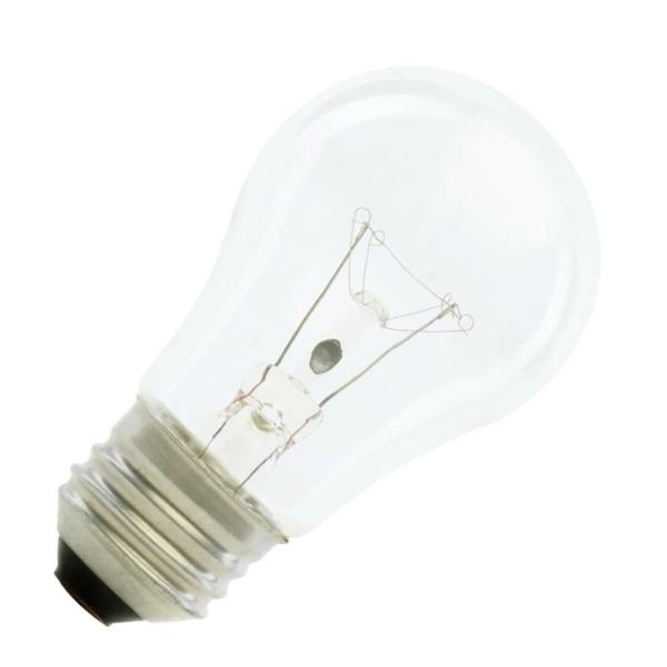 40 watt 120 volt A15 Medium Screw Base 2700K Warm White Appliance Incandescent Light Bulb