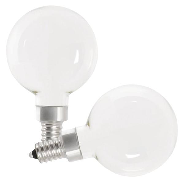 5.5 watt 120 volt G16.5 Candelabra Screw Base 5000K Daylight LED Light Bulb (2 Pack)