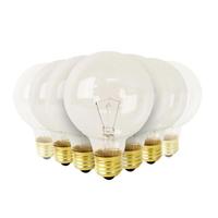 Feit Electric 25 watt 120 volt G25 Medium Screw Base 2400K Warm White Incandescent Light Bulb (24 Pack)