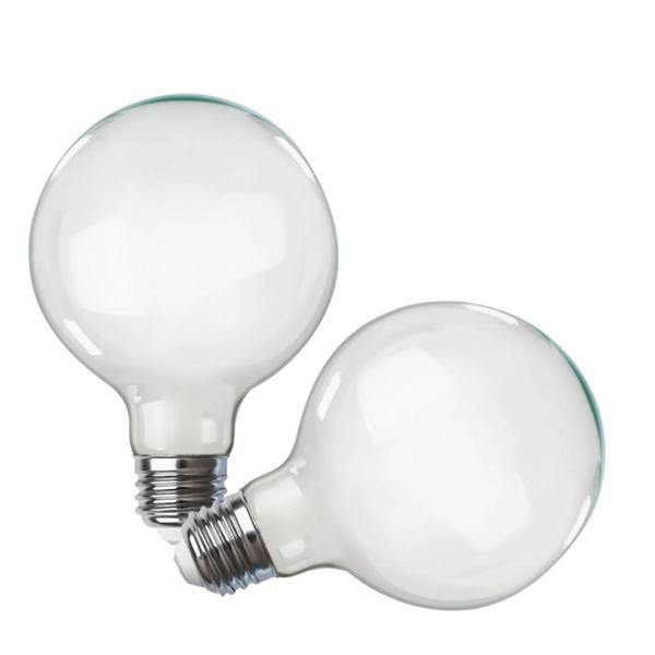 11 watt 120 volt G40 Medium Screw Base LED Light Bulb 2700K Warm White (2 Pack)