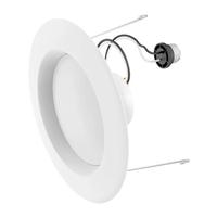 Feit Electric 5"-6" 22 watt 120 volt Medium Screw Base CCT Selectable LED Recessed Downlight (4 Pack)