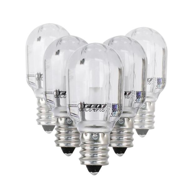 1.2 watt 120 volt T6 Candelabra Screw Base 3000K Natural White LED Light Bulb (24 Pack)