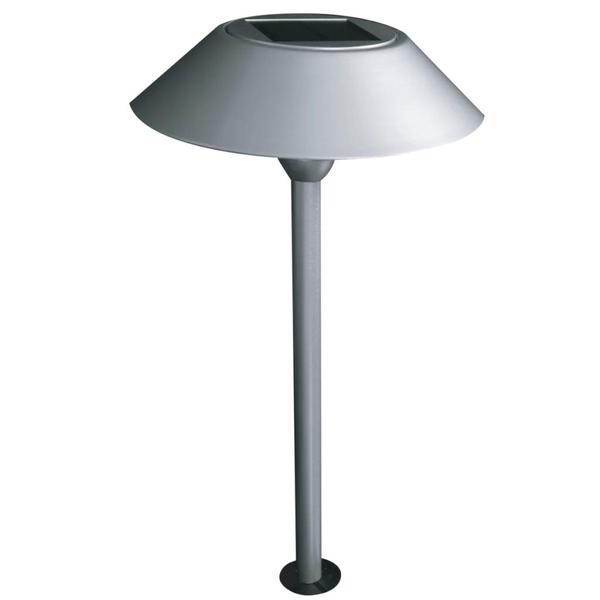 12" CCT Selectable Nickel Solar Landscape LED Pathway Light