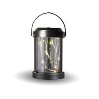 Feit Electric 4" 3000K Natural White Solar Outdoor LED Fairy Lantern