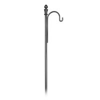 Feit Electric 4' Adjustable Black Shepherd's Hook