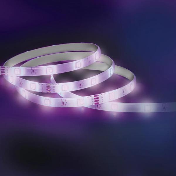 32' 24 watt 100/240 volt RGB LED Tape Light Strip with Remote