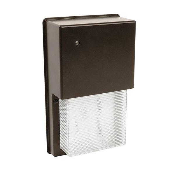 20.7 watt 120 volt 5000K Daylight Bronze LED Wall Pack Security Light