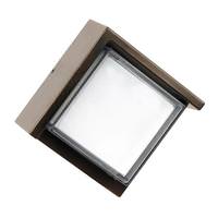 Feit Electric 8 watt 120 volt 3000K Natural White Square Bronze LED Wall Mount Security Light