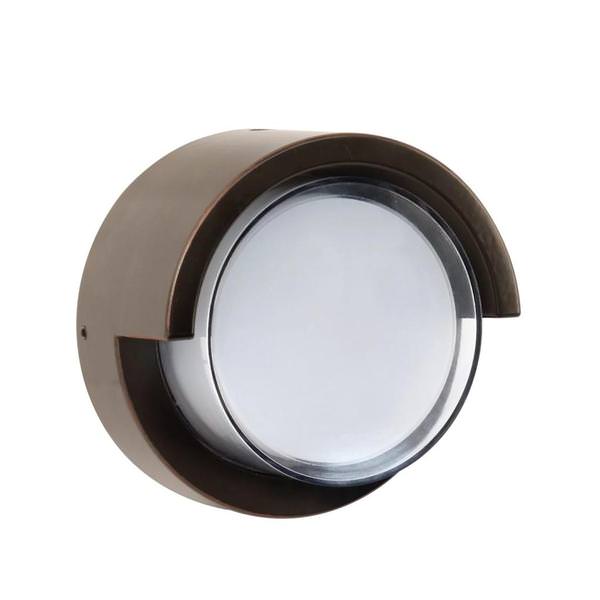 8 watt 120 volt 5000K Daylight Bronze LED Wall Light 