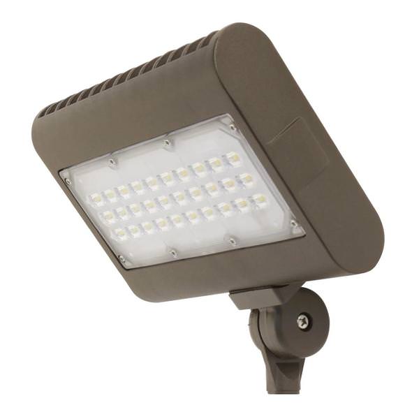 50 watt 120/277 volt 5000K Daylight Outdoor Bronze  LED Flood Light
