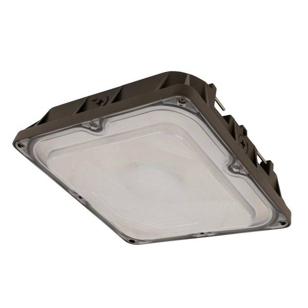 45 watt 120 volt 5000K Daylight Bronze LED Canopy Security Light 
