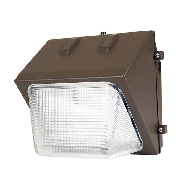30 watt 120/277 volt 5000K Daylight Outdoor Bronze LED Wall Pack Security Light