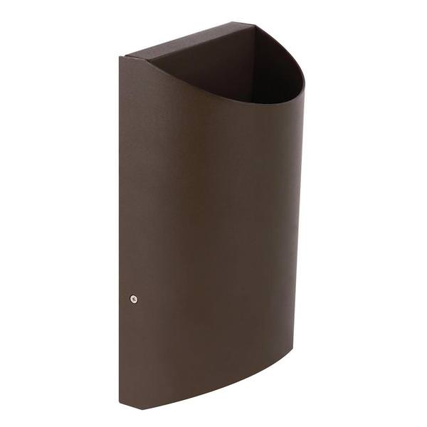 19 watt 120 volt 5000K Daylight Bronze LED Security Wall Pack
