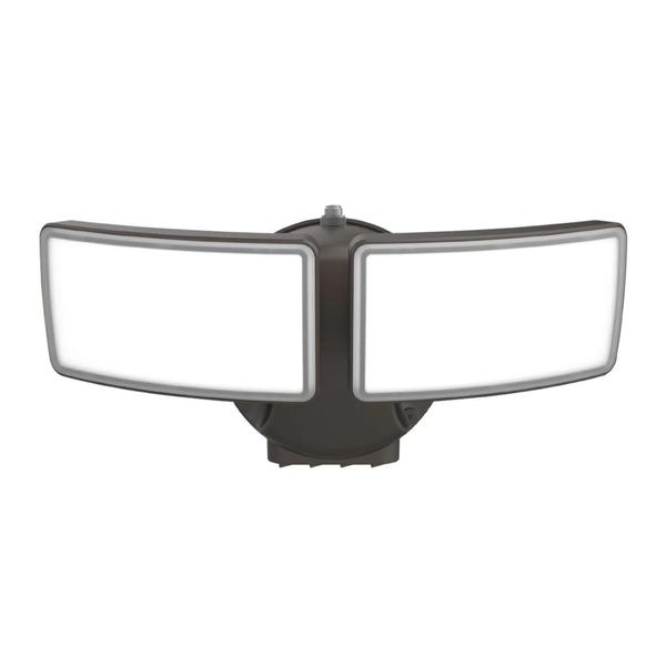2 Head 48 watt 120 volt CCT Selectable Bronze LED Security Fixture