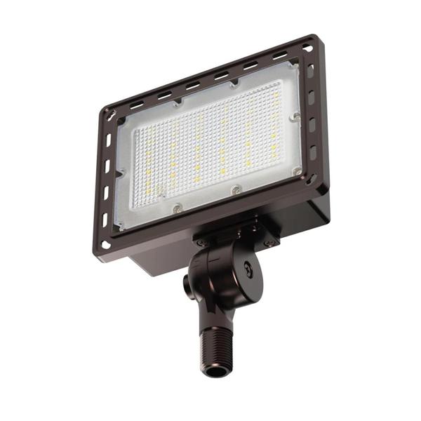 35 watt 120/277 volt 4000K Cool White Bronze LED Flood Light