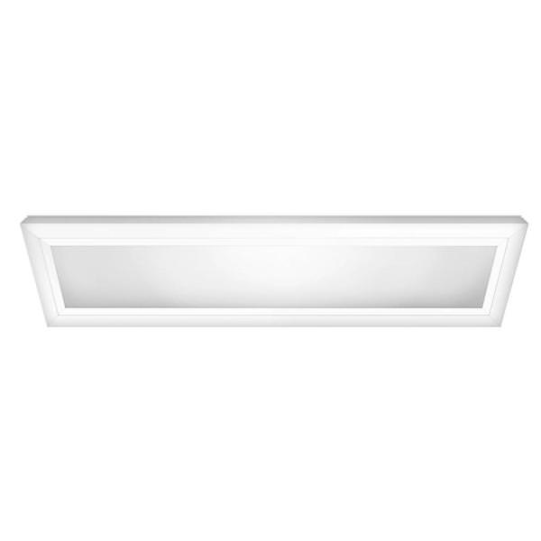 2' x 6' 12.5 watt 120 volt CCT Selectable Edge-Lit LED Flat Panel Flush Mount Light