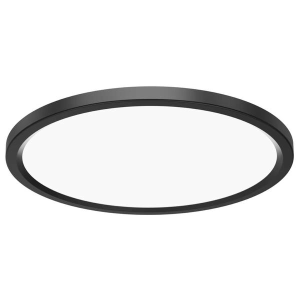 11" 13.7 watt 120 volt CCT Selectable Matte Black LED Ceiling Fixture (2 Pack)