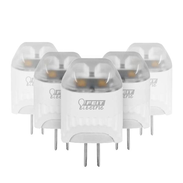 1 watt 12 volt Bi-Pin Base 3000K Natural White LED Light Bulb (12 Pack)