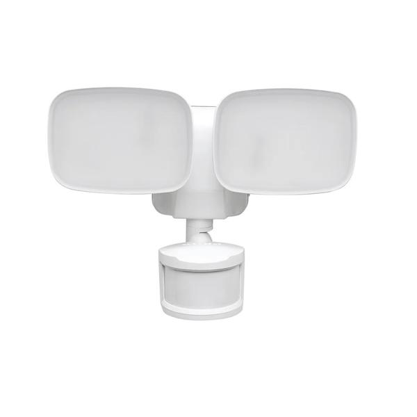 9.7" 120 volt White Solar LED Security Light with Sensor