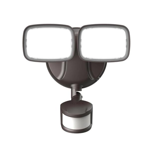 120 volt 5000K Daylight Bronze Solar LED Security Light