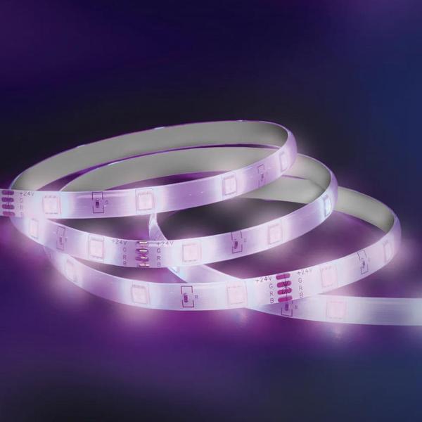 32' 24 watt 100/240 volt RGB LED Tape Light with Remote