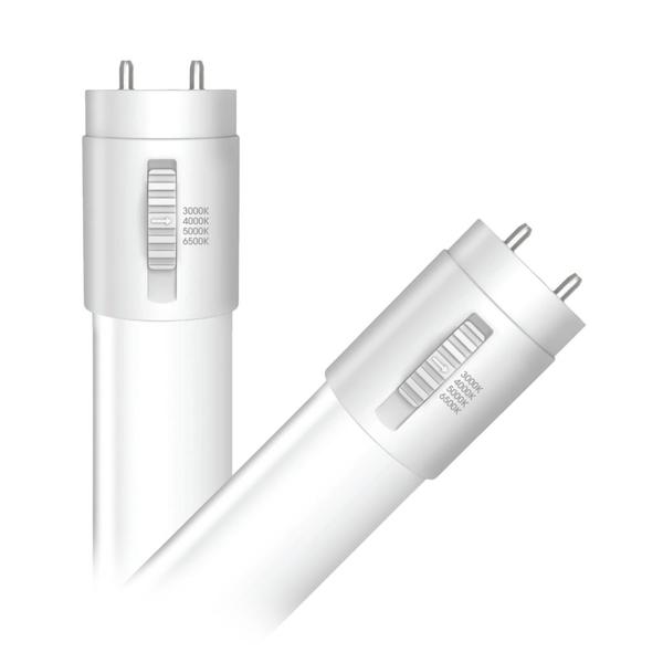 20 watt T12 Medium Bi-Pin Base CCT Selectable LED Light Bulb (2 Pack)