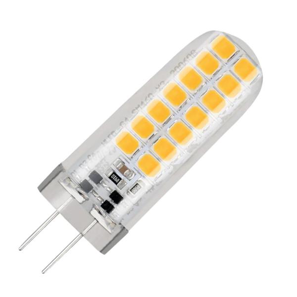 4 watt 12 volt T4 Bi-Pin Base 3000K Natural White LED Light Bulb
