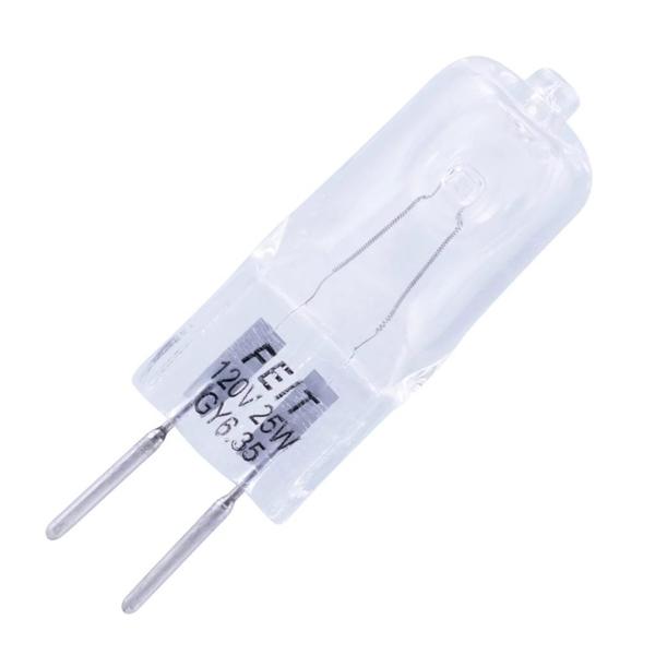 25 watt 120 volt T4 Bi-Pin Base 3000K Natural White Halogen Light Bulb