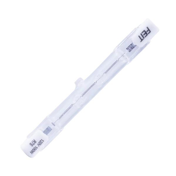 100 watt 120 volt T3 Recessed Single Contact Baes 3000K Natural White Halogen Light Bulb