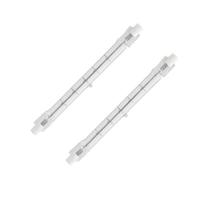 Feit Electric 600 watt 120 volt T3 Recessed Single Contact Base 2800K Warm White Halogen Light Bulb (2 Pack)