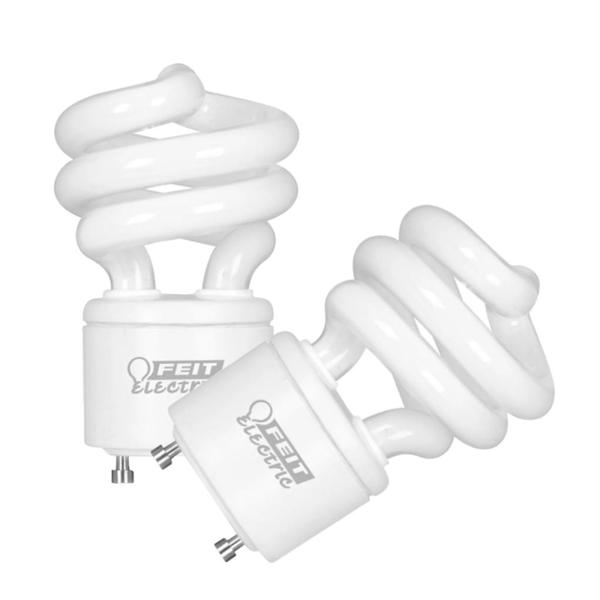 13 watt 120 volt Twist and Lock Base 5000K Daylight Fluorescent Light Bulb (2 Pack)