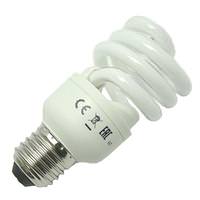 GE 15 watt 230 volt T2 European Medium Screw Base 2700K Warm White Non-Dimmable CFL