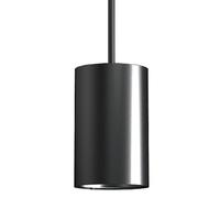Crescent 6" 33.8 watt 120/277 volt 2700K Warm Textured Black Cylinder LED Pendent Fixture