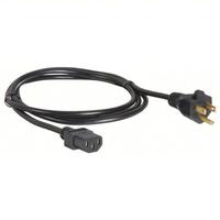 6' 120 volt Black Power Cord