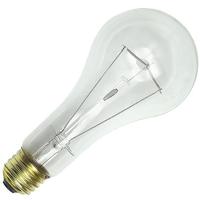 Damar 100 watt 130 volt A23 Medium Screw Base Clear Incandescent Light Bulb
