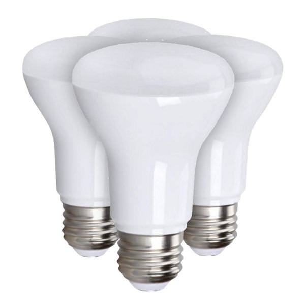 7 watt 120 volt R20 Medium Screw Base 3000K Natural White LED Light Bulb (4 Pack)