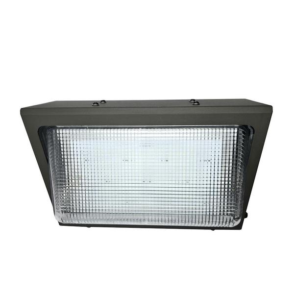 60 watt 120/277 volt 5000K Daylight Open Face Dimmable LED Wall Pack