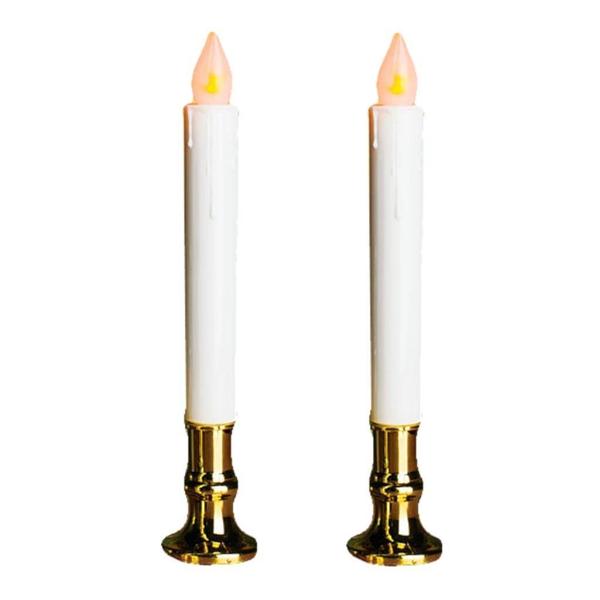 White Gold Base Unscented Candolier (2 Pack)