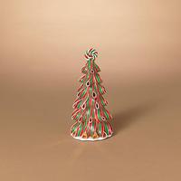 View 9.5" Lighted Clay Dough Battery Operated Holiday Candy Tree