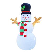Goosh 5' Tall Snowman Christmas Indoor/Outdoor Inflatable Lawn Decoration