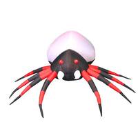 View 8' Red Spider Halloween LED Lights Inflatable Lawn Decoration