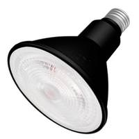 Green Creative 15.5 watt 120 volt PAR38 Medium Screw Base Black 3000K Natural White LED Light Bulb