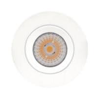 Green Creative 2" Round Flat Round Deep Open White Trim
